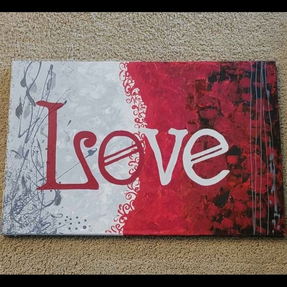 Love Canvas Art
